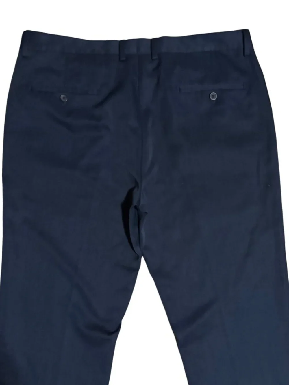 Kenneth Cole Reaction Navy Blue Dress Pants Mens 36x32 Flat Front Career